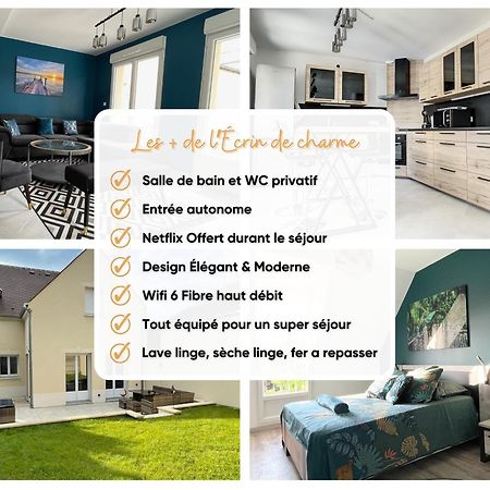 Chambre Evasion - Sdb Wc Privatif - Entree Autonome - Grande Tv Netflix Compiegne Exterior photo